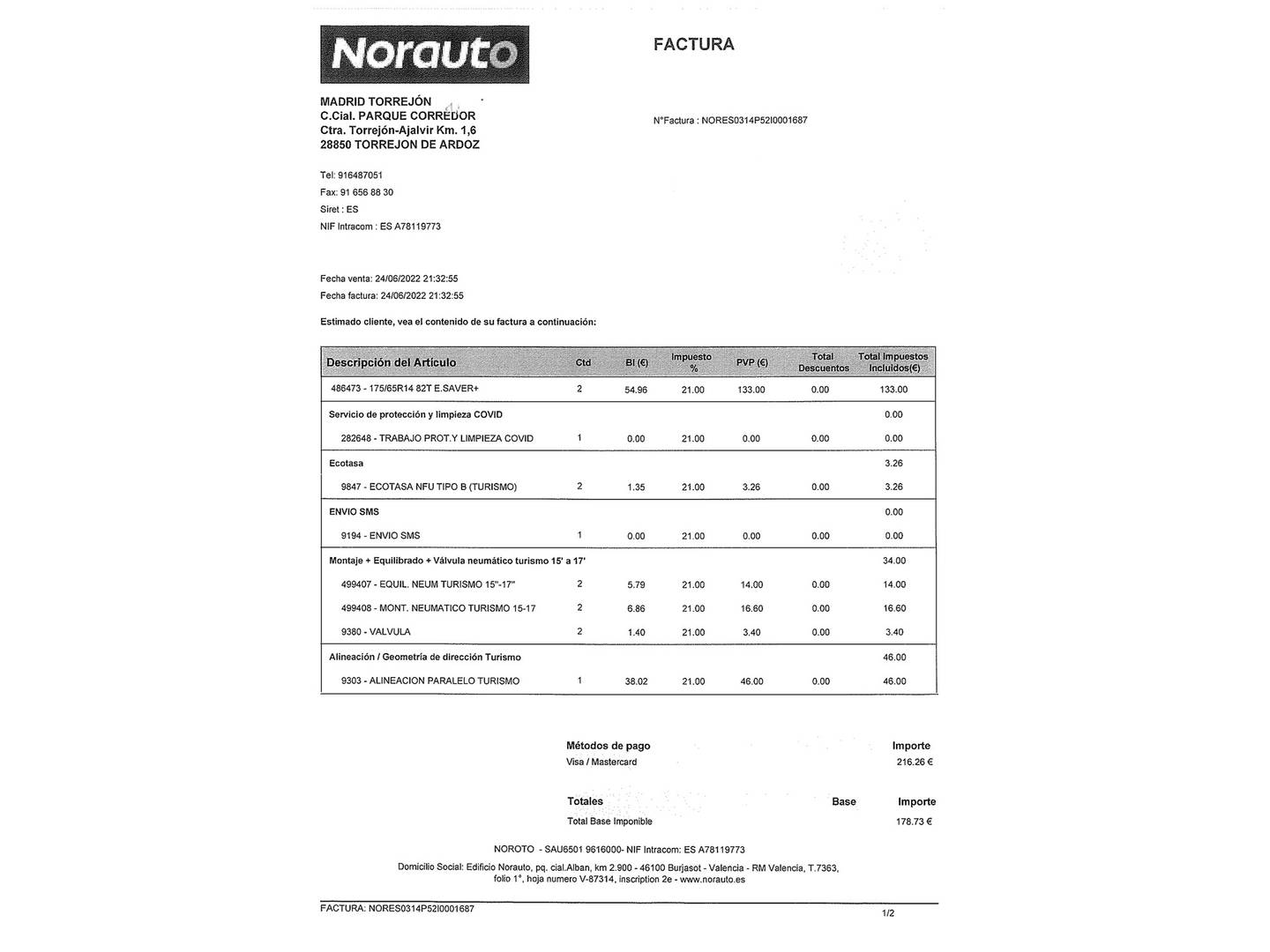 Foto del mantenimiento del Citroën C3 Citroën C3 1.4 HDI Furio (70 CV)