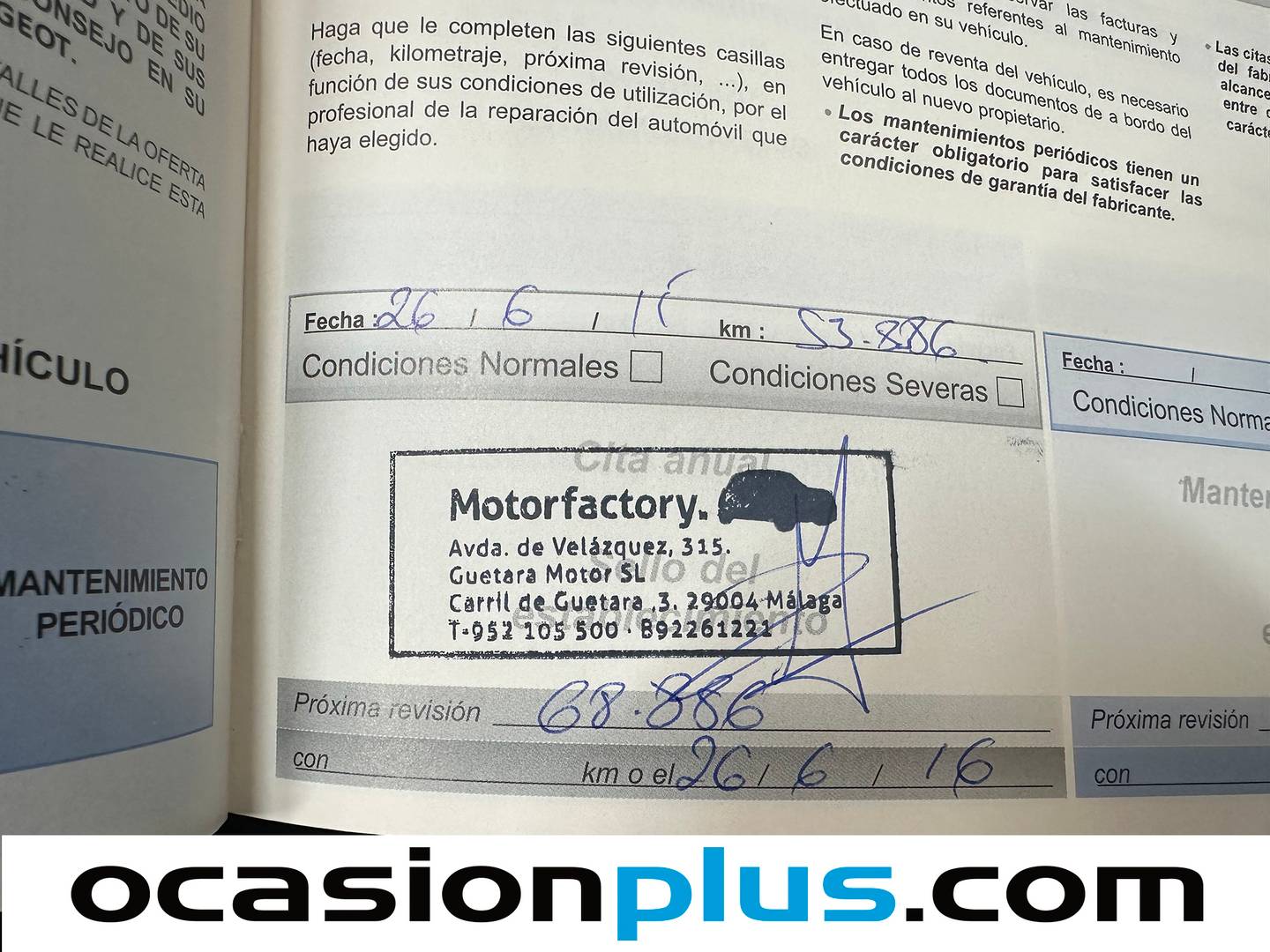 Foto del mantenimiento del Peugeot 208 Peugeot 208 1.2 VTi Active (82 CV)