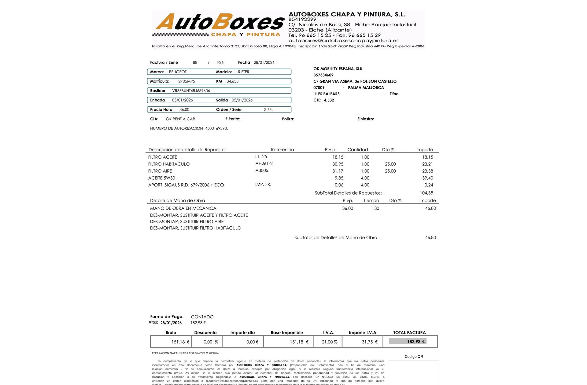 Peugeot Rifter BlueHDi 100 Allure - foto 19