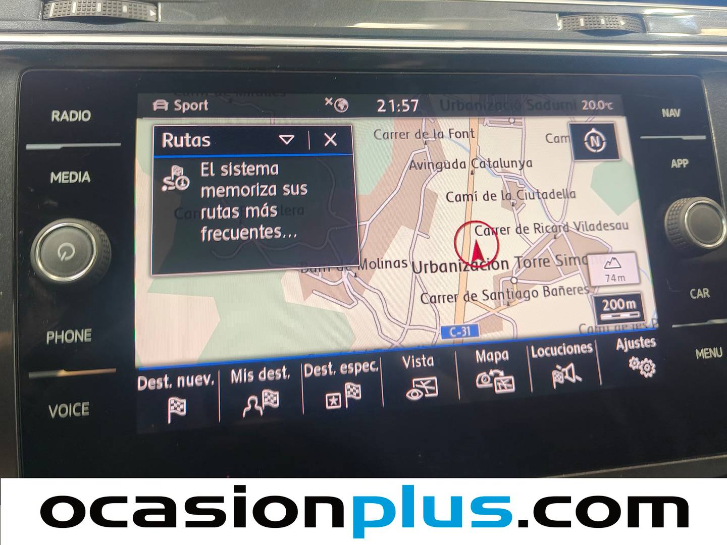 Extras del Volkswagen Tiguan Volkswagen Tiguan Sport 1.5 TSI (150 CV) DSG