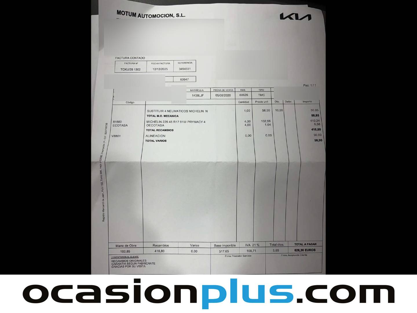 Foto del mantenimiento del KIA Ceed Tourer KIA Ceed Tourer 1.6 CRDi Tech (115 CV)