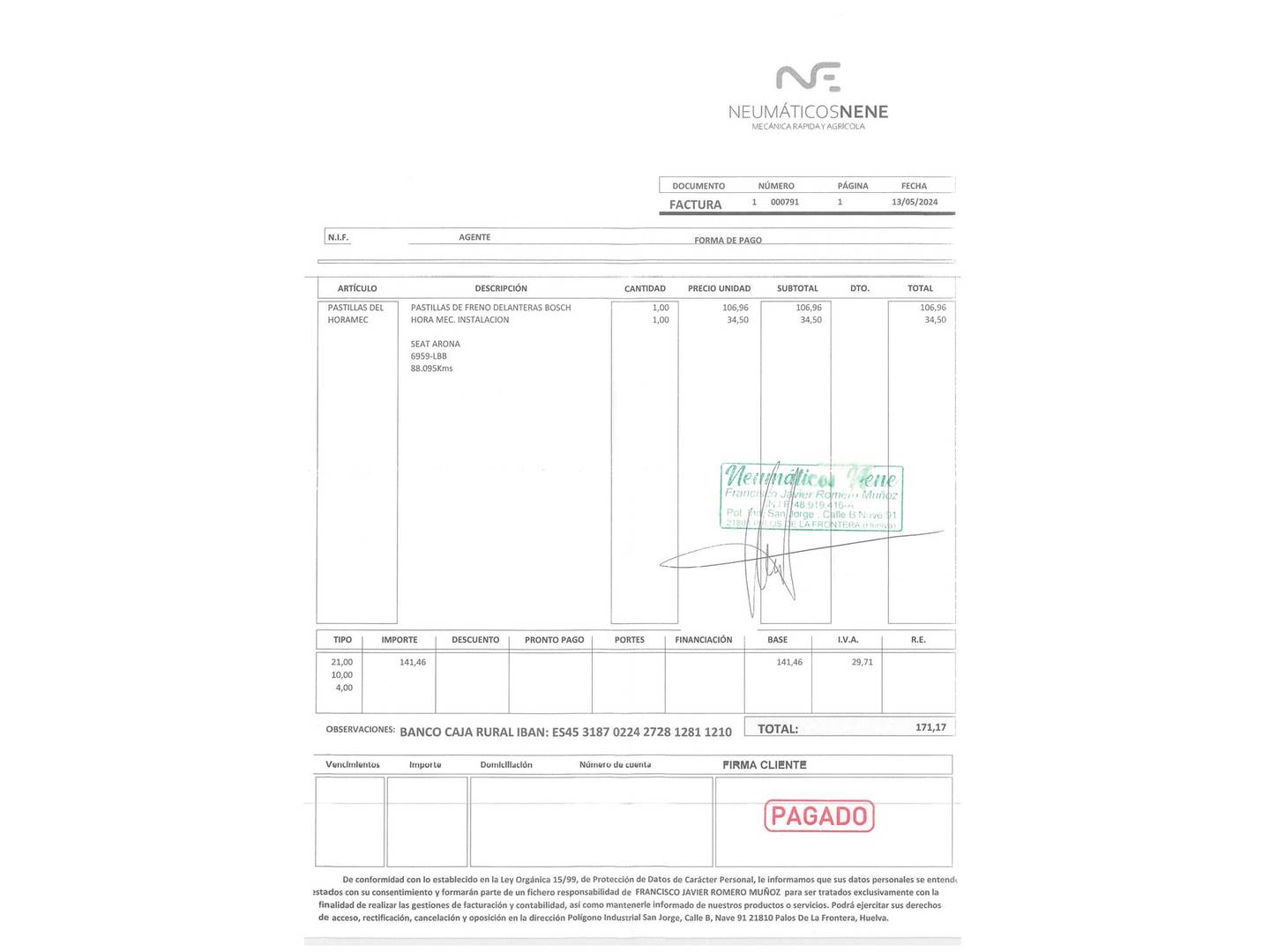 Foto del mantenimiento del Seat Arona Seat Arona 1.0 TSI Ecomotive FR (115 CV)