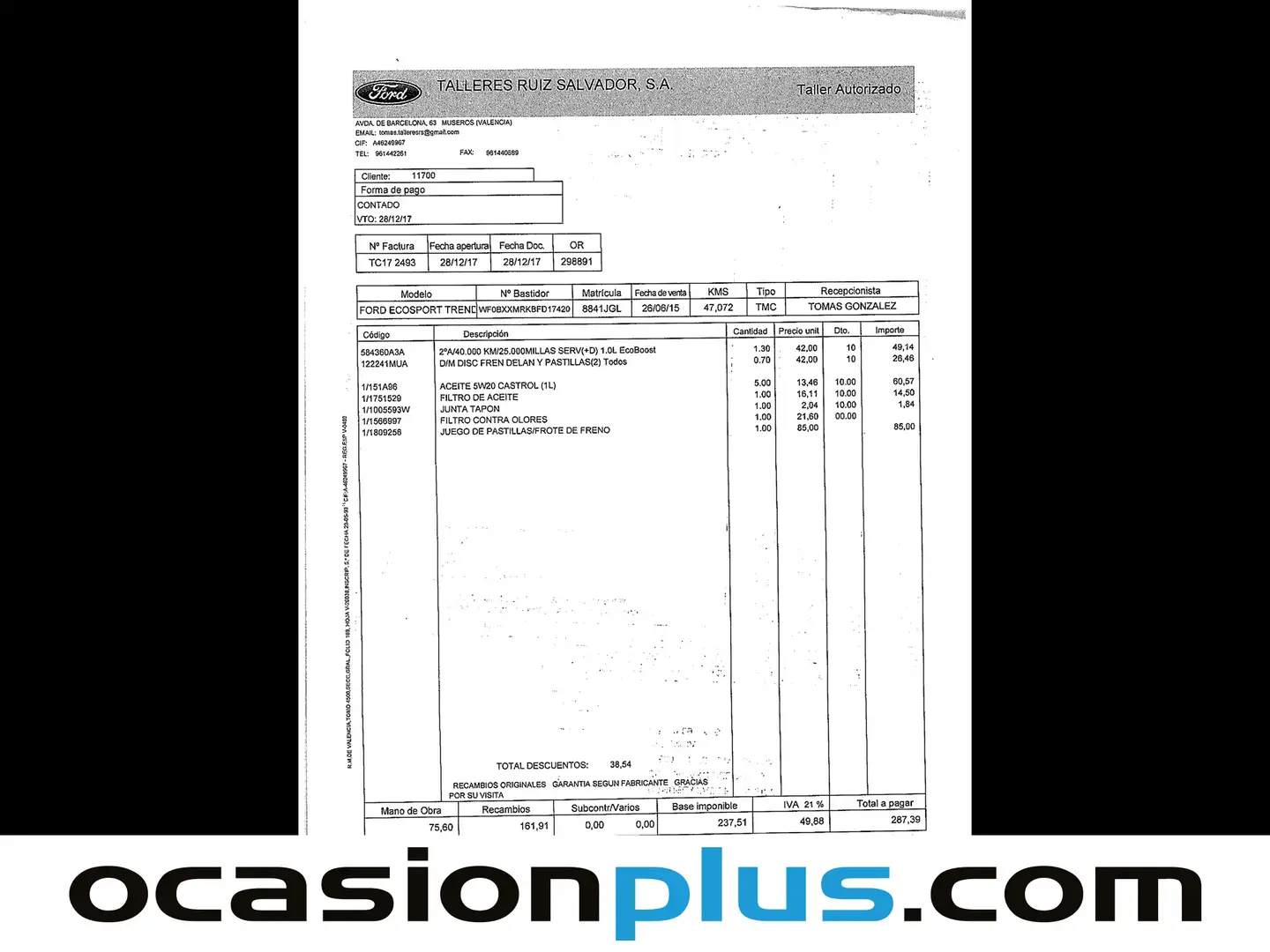 Foto Ford EcoSport Ford EcoSport 1.0 EcoBoost Trend (125 CV)