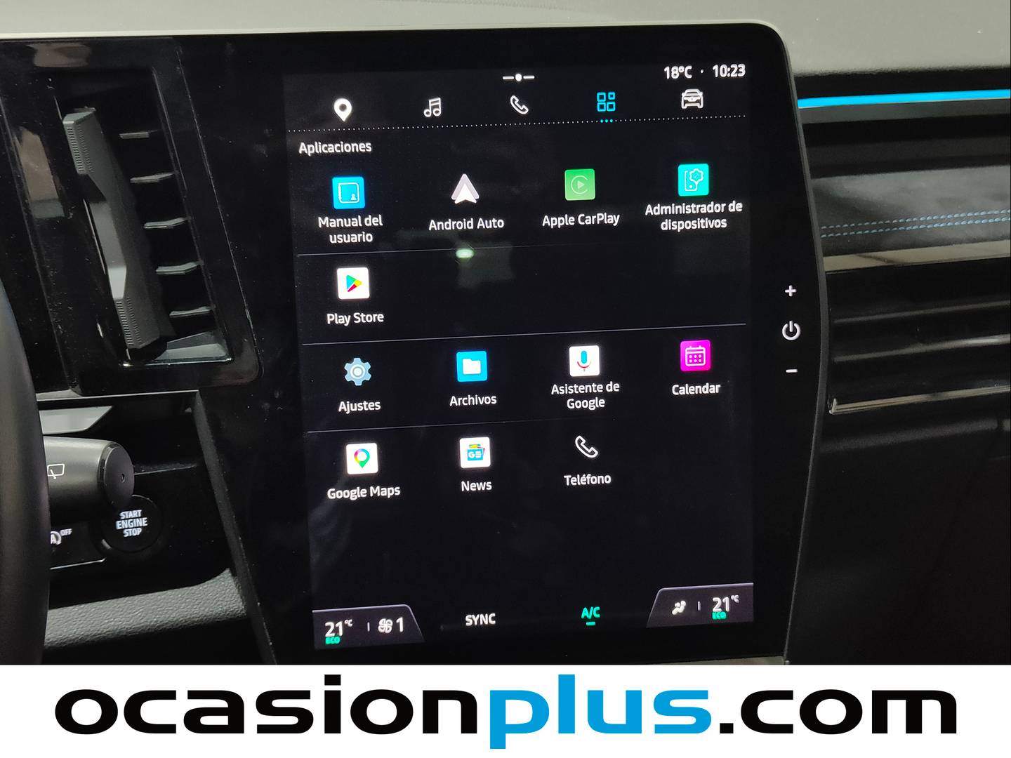 Equipamiento del Renault Austral Renault Austral Techno Esprit Alpine Mild Hybrid AT (158 CV)