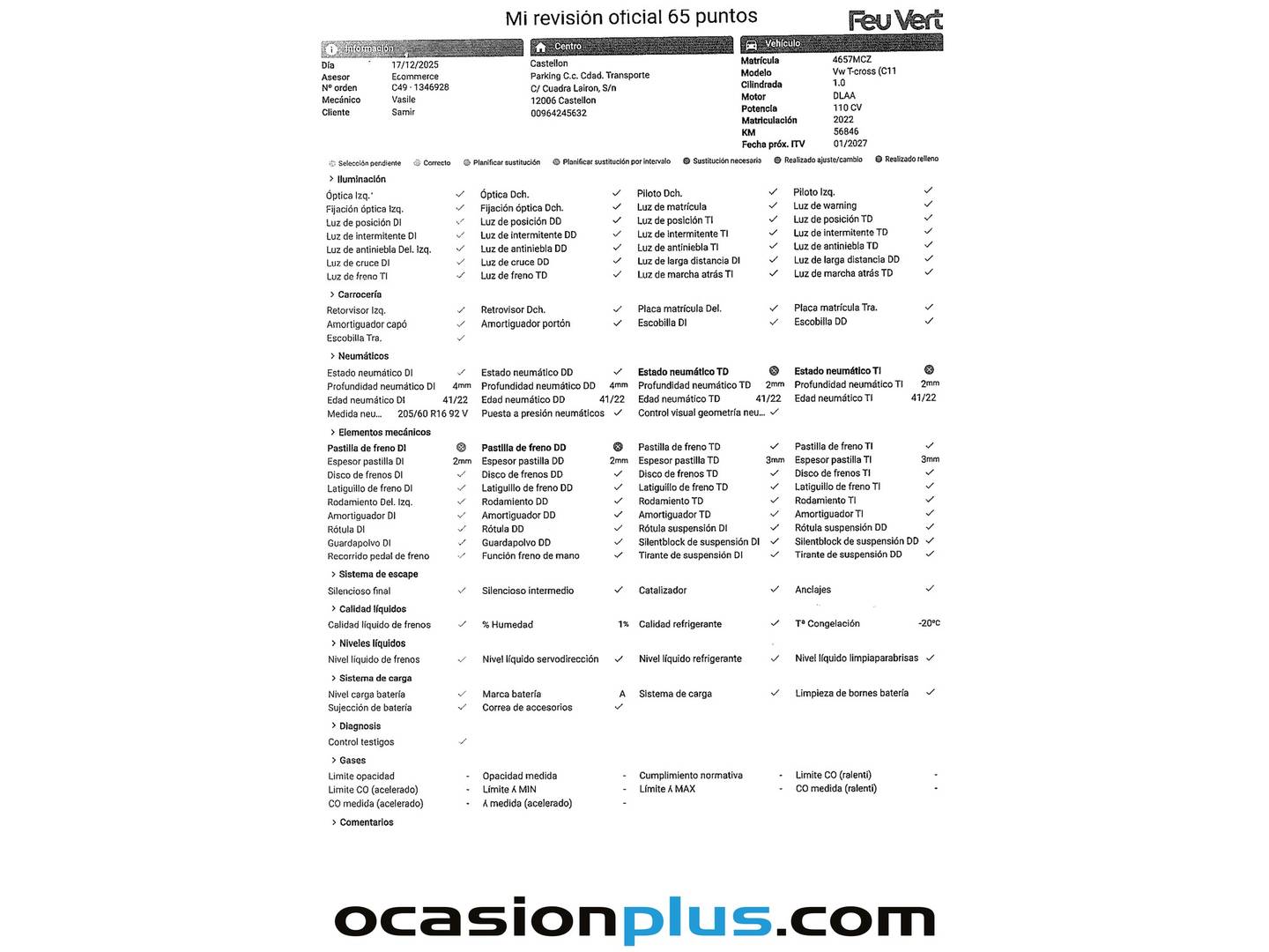 Foto Volkswagen T-Cross Volkswagen T-Cross Advance 1.0 TSI (110 CV) DSG