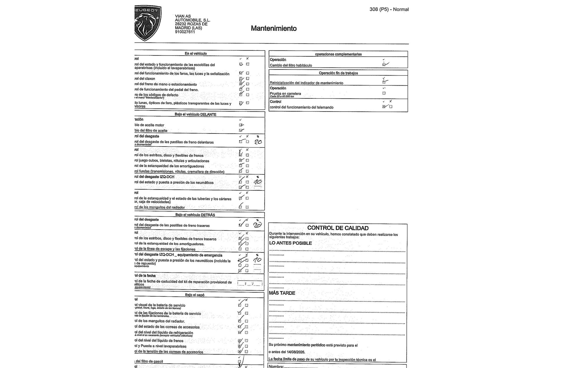 Peugeot 308 Active Pack BlueHDi EAT8 - foto 21