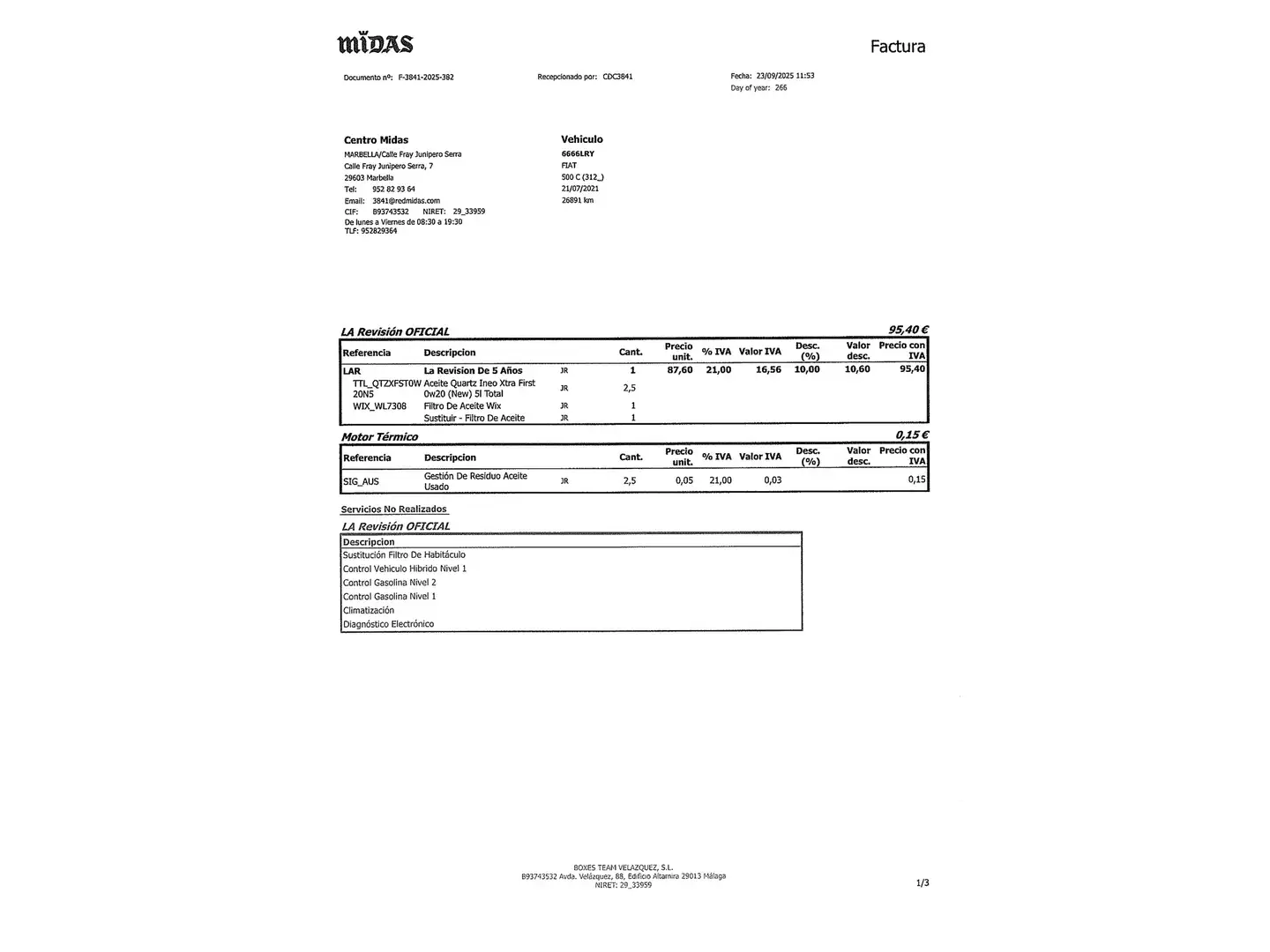 Foto Fiat 500 Fiat 500 1.0 Hybrid Cult  (70 CV)