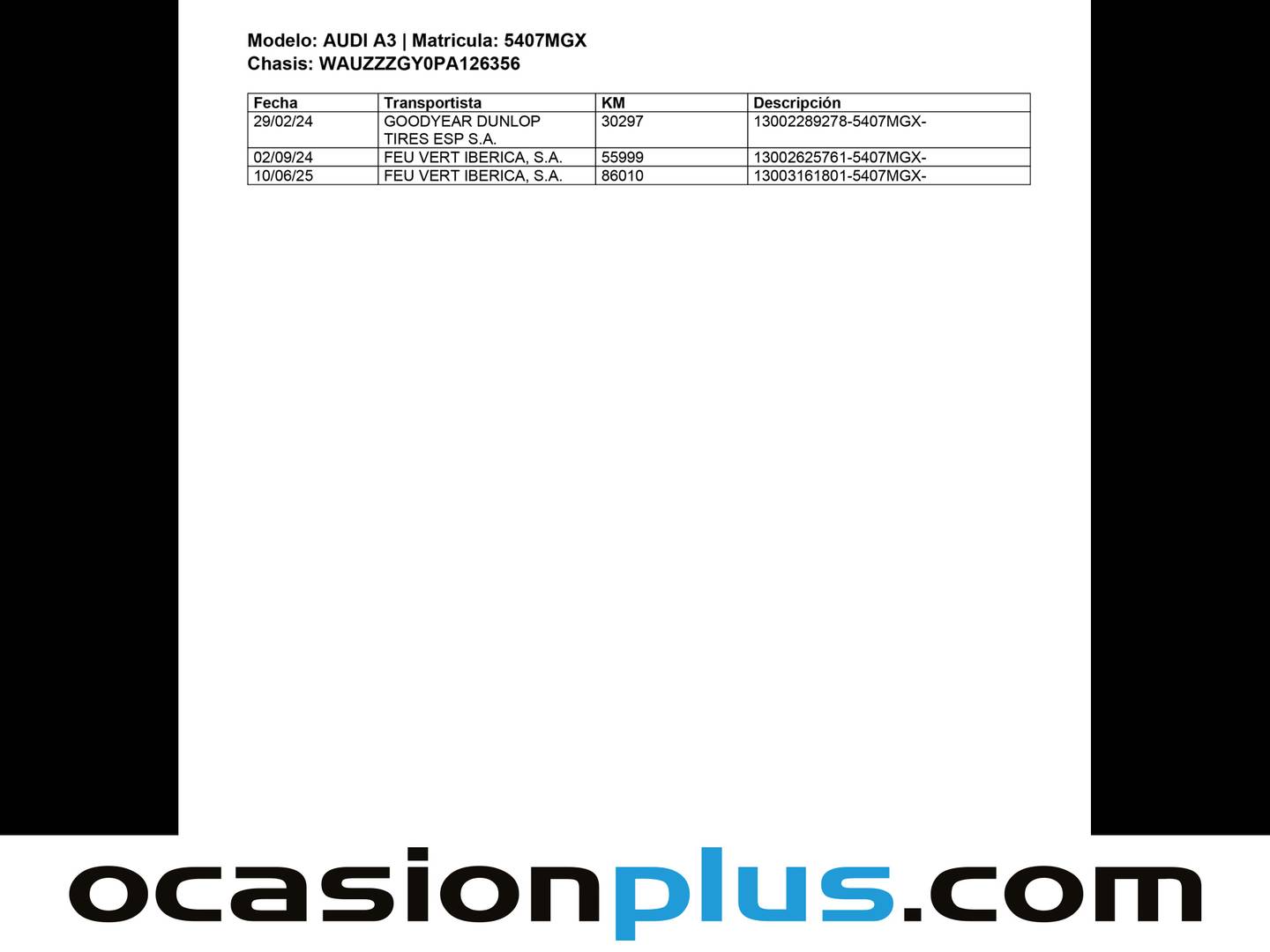 Foto del mantenimiento del Audi A3 Audi A3 Sportback S line 35 TDI  (150 CV) S tronic