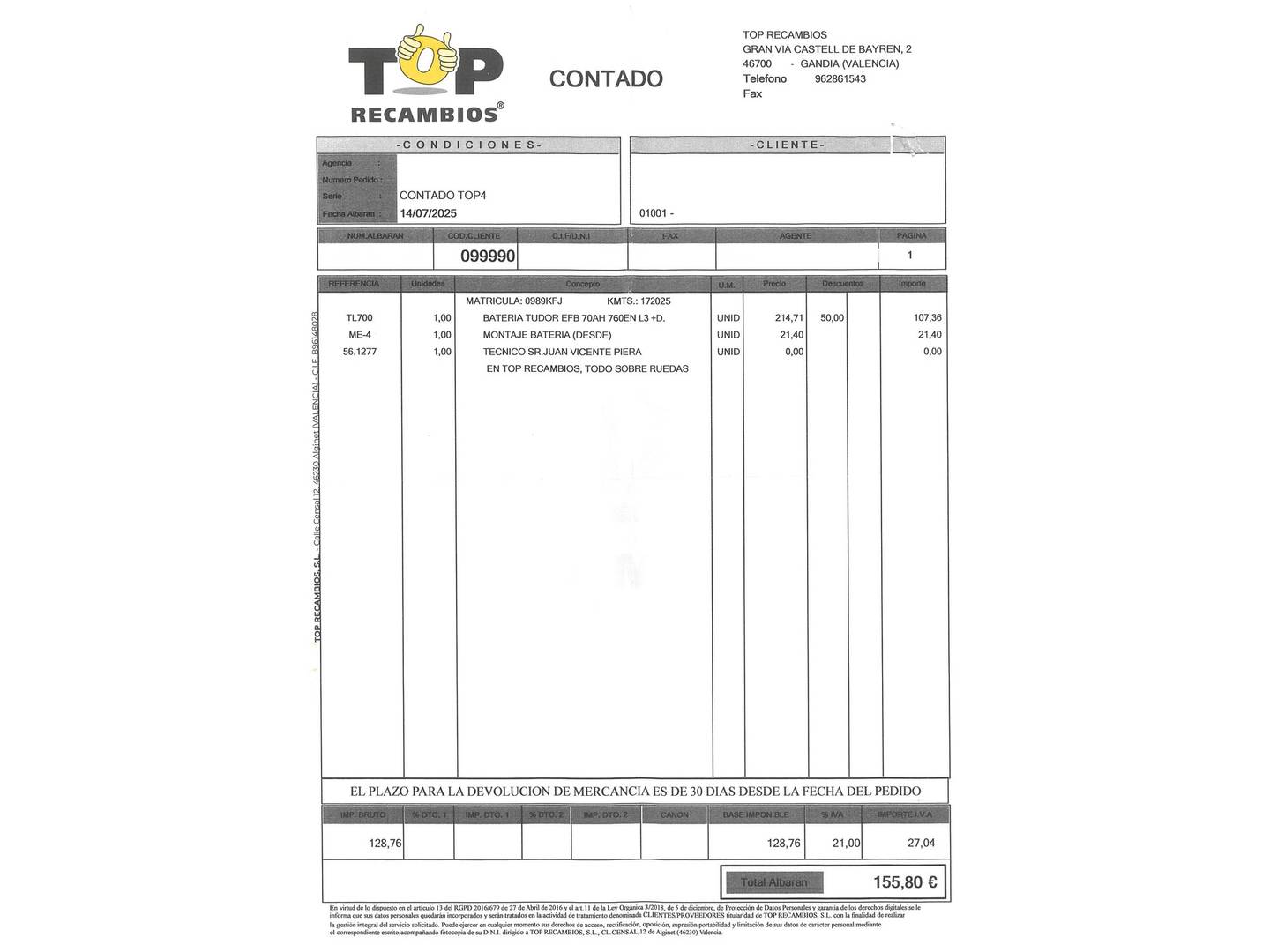 Foto del mantenimiento del Renault Grand Scénic Renault Grand Scenic Zen dCi (110 CV) EDC 7 plazas