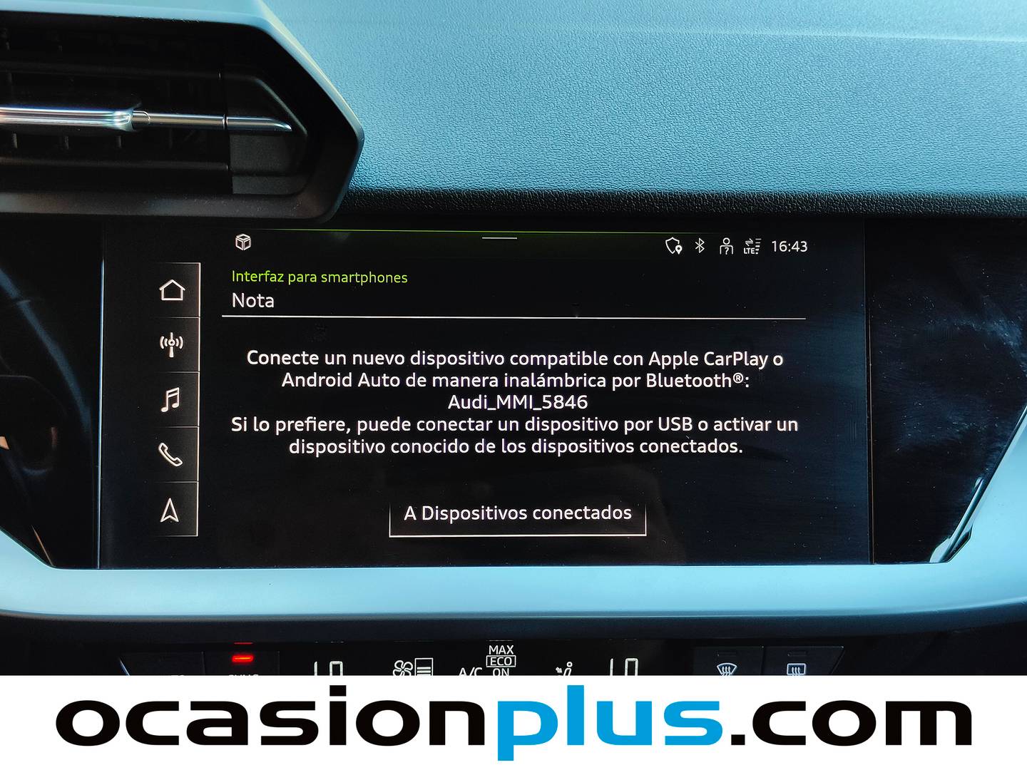 Extras y acabados del Audi A3 Audi A3 Sportback 30 TFSI (110 CV) S tronic