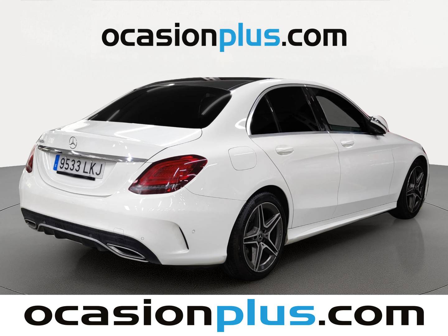 Foto trasera Mercedes Clase C Mercedes Clase C 220 d (194 CV) Pack AMG derecha