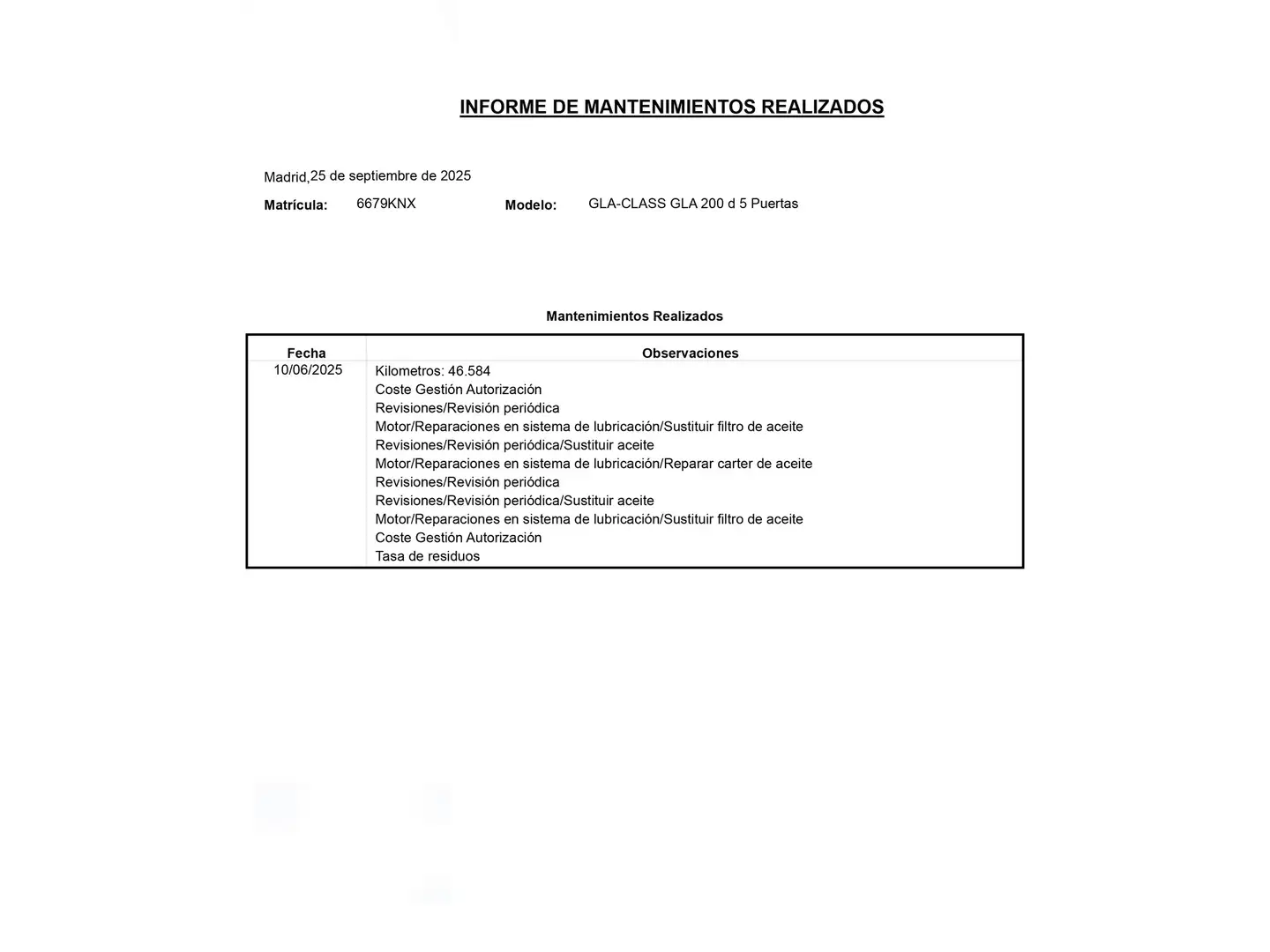Mantenimiento