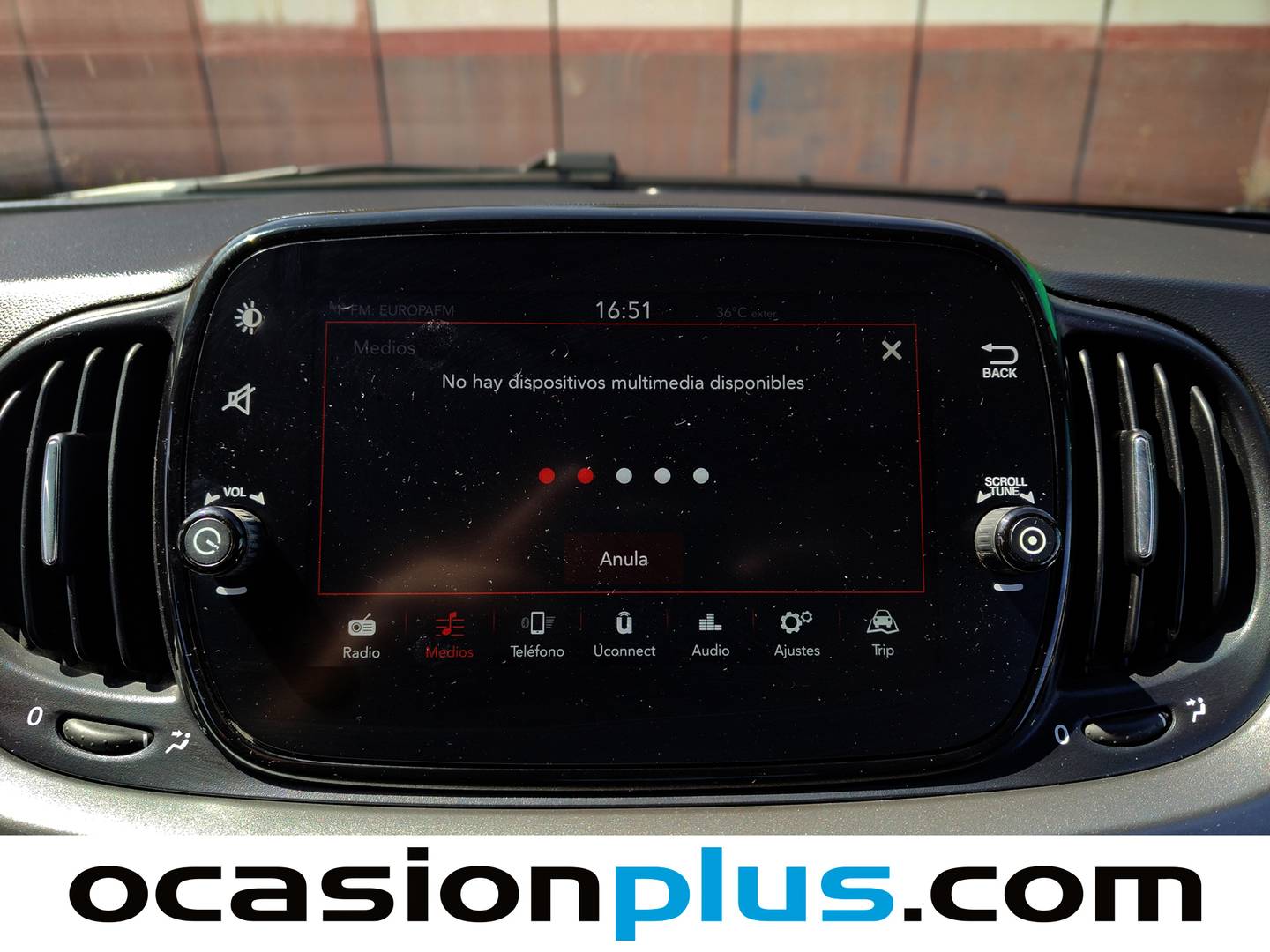 Equipamiento del Fiat 500 Fiat 500 1.2 8v S (69 CV)