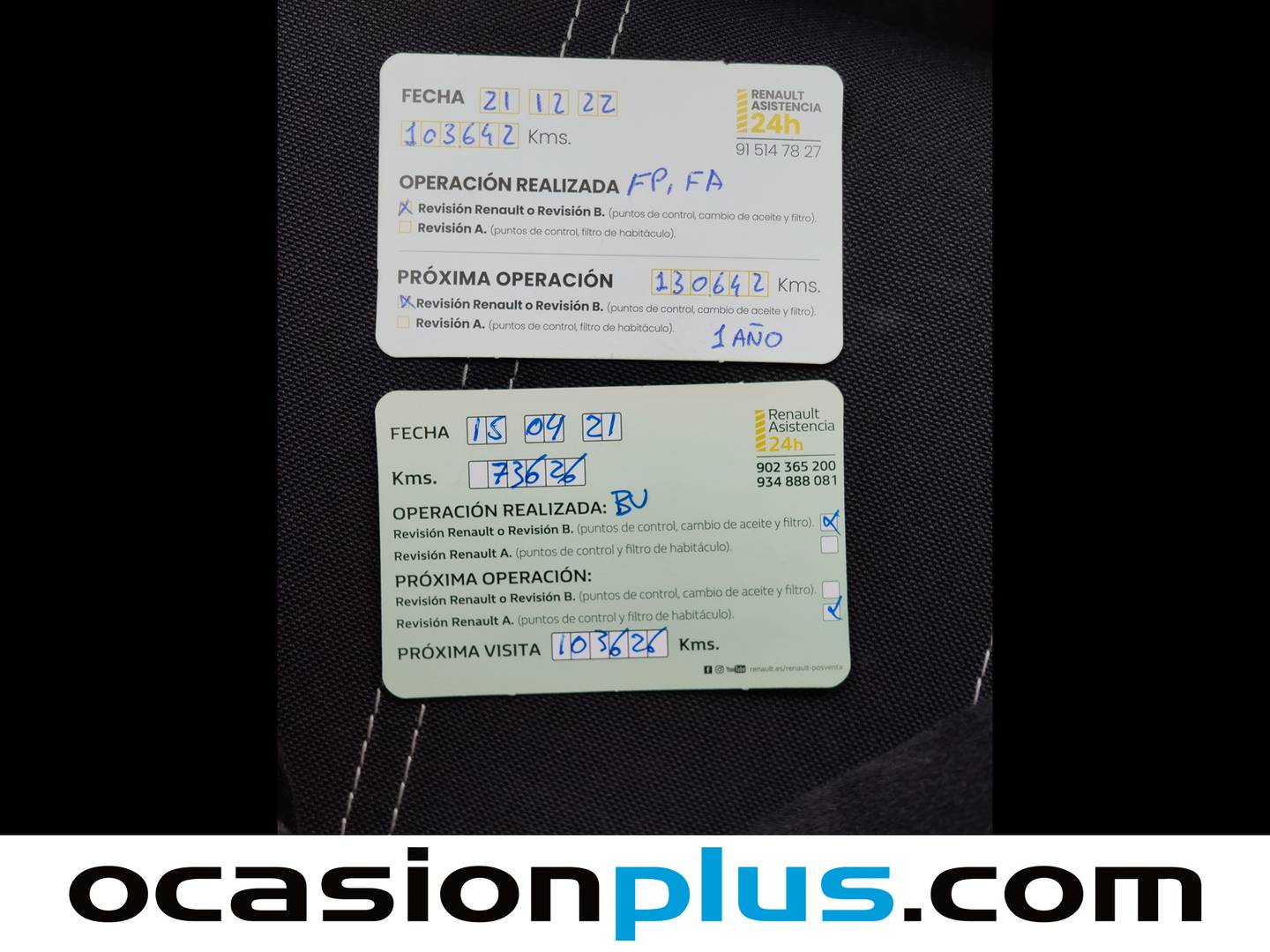Foto del mantenimiento del Renault Mégane Renault Megane Intens Energy TCe (115 CV)