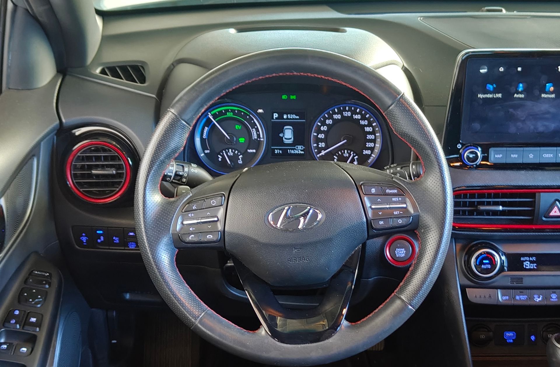 Hyundai Kona 1.6 GDI HEV Tecno Red DT - foto 24