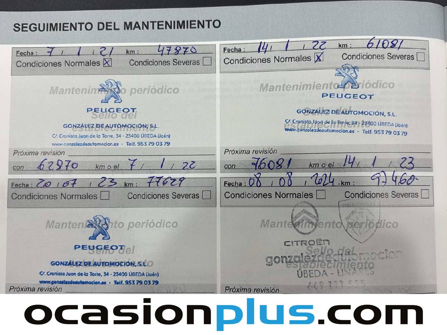 Foto del mantenimiento del Peugeot 3008 Peugeot 3008 PureTech 130 S&S Active (130 CV)