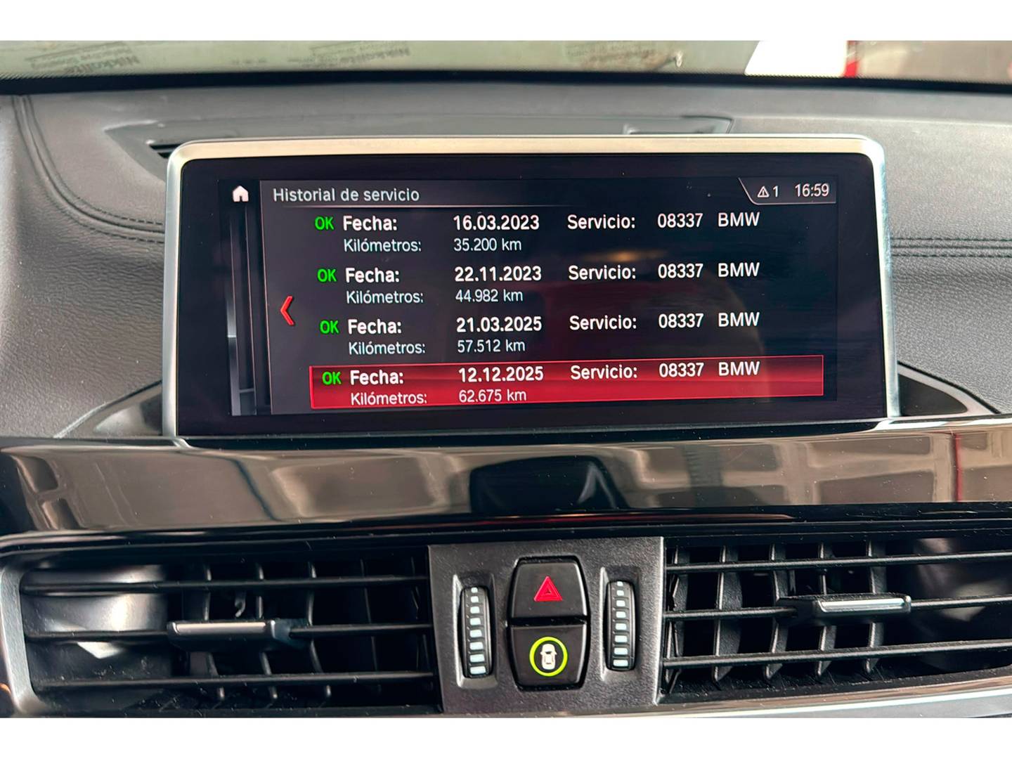 Foto del mantenimiento del BMW X1 BMW X1 xDrive20i (192 CV)