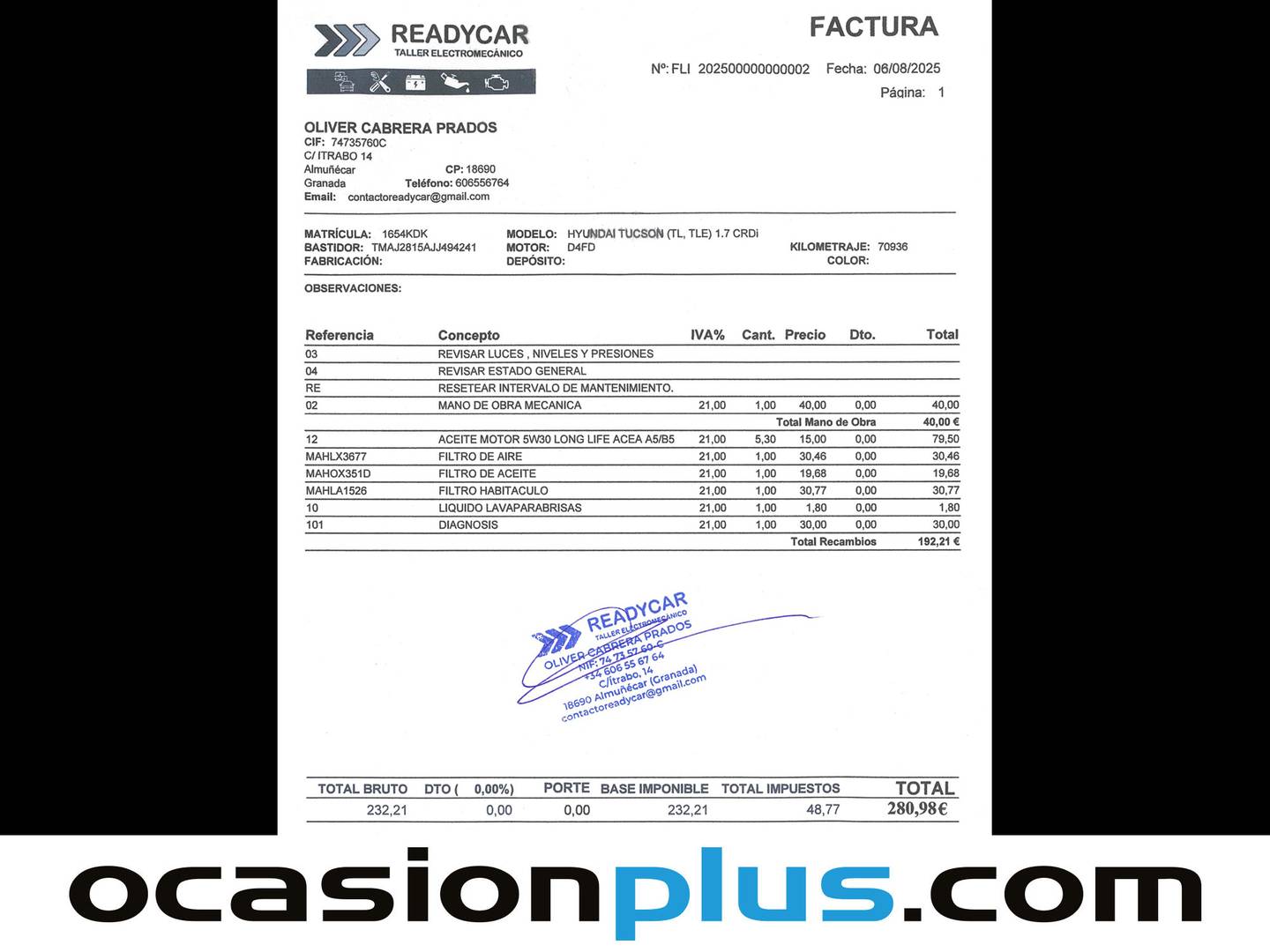 Foto Hyundai Tucson Hyundai Tucson 1.7 CRDI BlueDrive Essence 4x2 (115 CV)