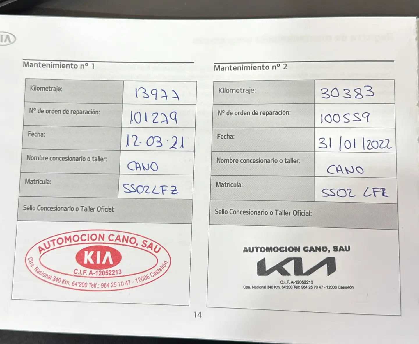 Mantenimiento