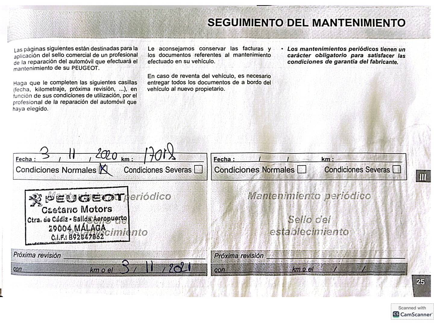 Foto del mantenimiento del Peugeot 508 Peugeot 508 BlueHDi 160 S&S Allure EAT8 (160 CV)