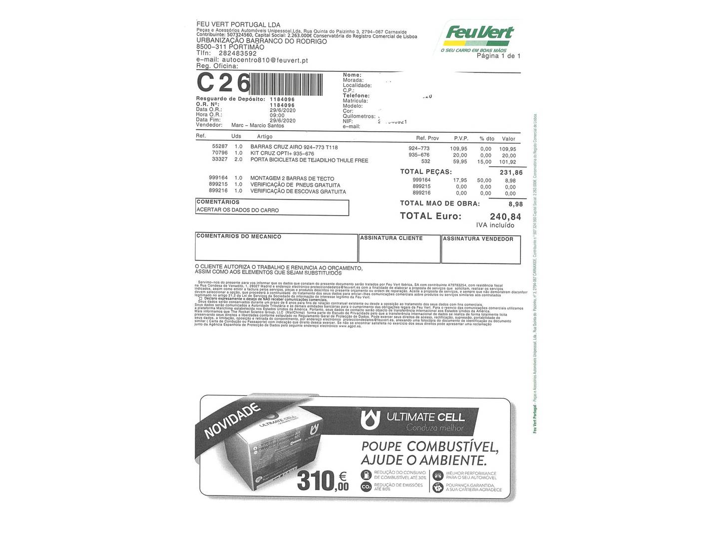 Foto del mantenimiento del Renault Captur Renault Captur Zen Energy TCe  (120 CV) EDC