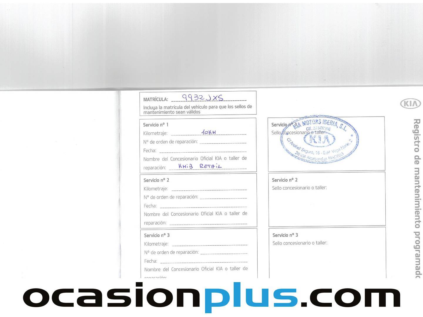 Foto del mantenimiento del KIA Picanto KIA Picanto 1.0 CVVT Tech (66 CV)