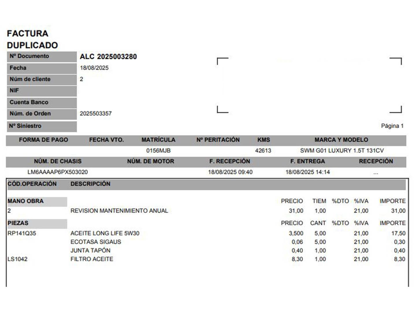 Foto SWM G01 SWM G01 1.5T Luxury (131 CV)