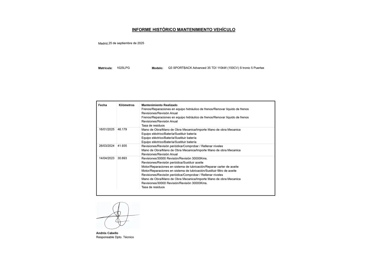 Mantenimiento
