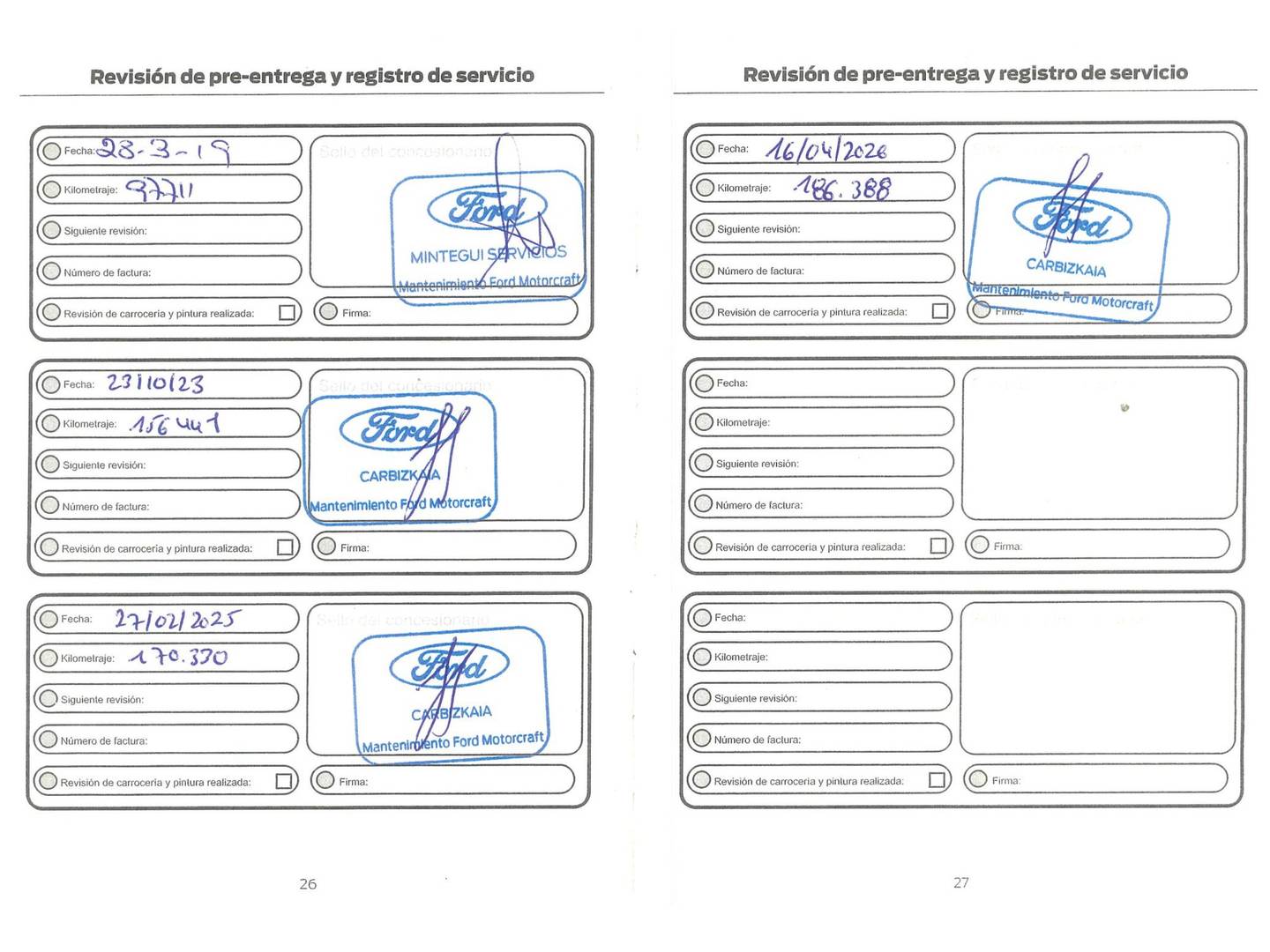 Foto del mantenimiento del Ford C-Max Ford C-Max 1.0 EcoBoost S&S Trend (125 CV)