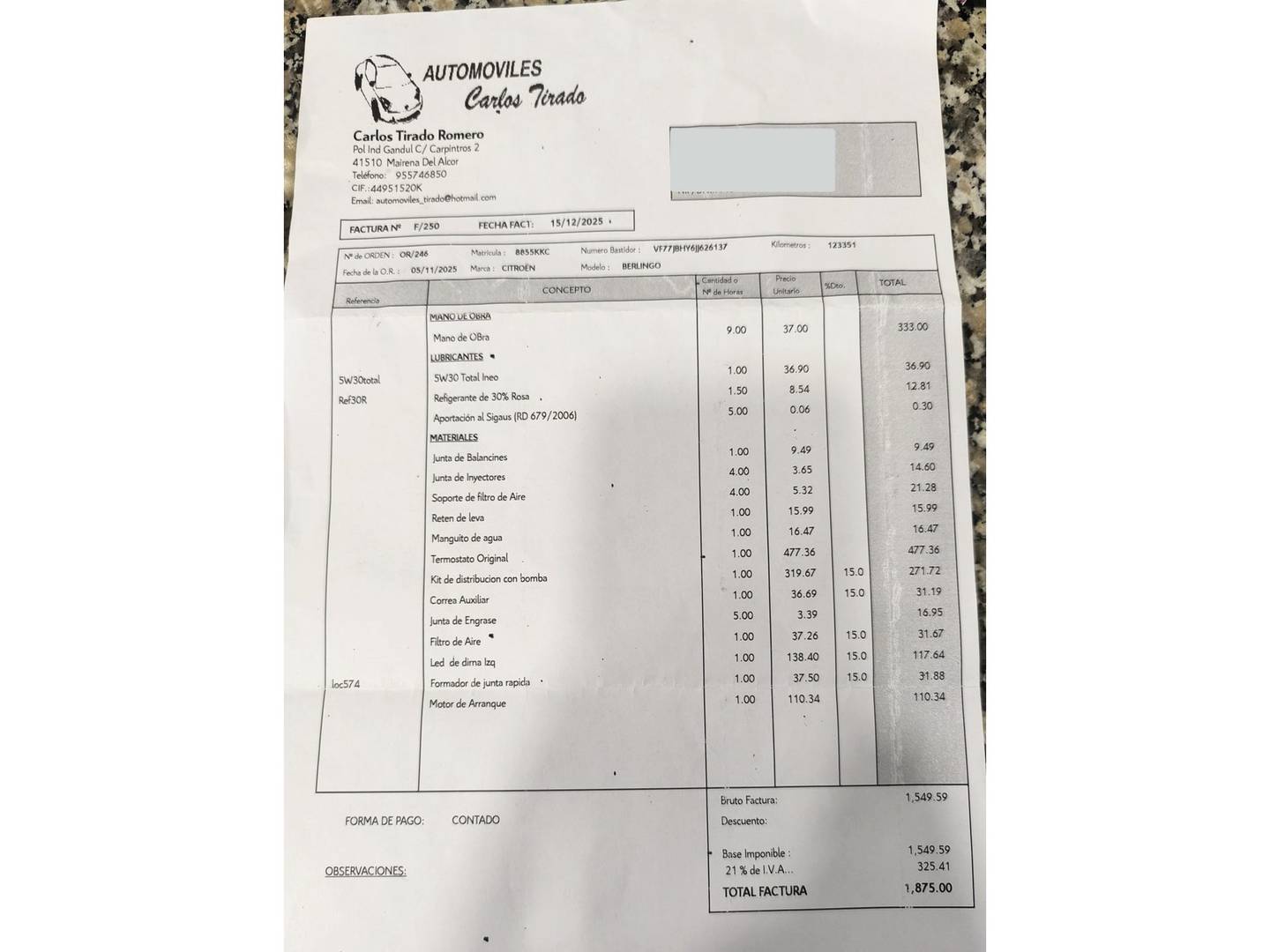 Foto Citroën Berlingo Citroen Berlingo Combi BlueHDi 100 Multispace 20 Aniversario (100 CV)