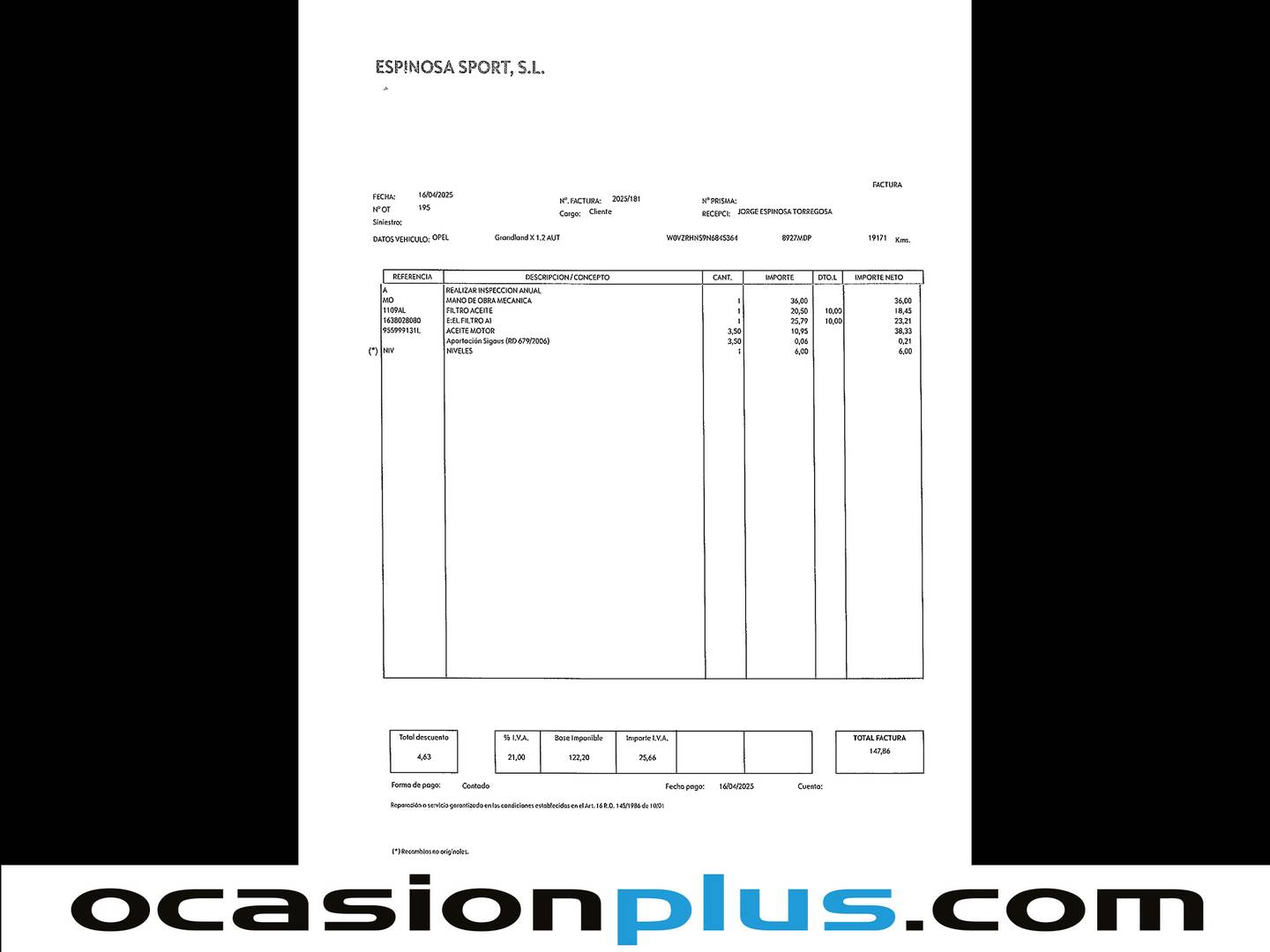 Foto Opel Grandland Opel Grandland 1.2 Turbo S&S GS Auto (130 CV)