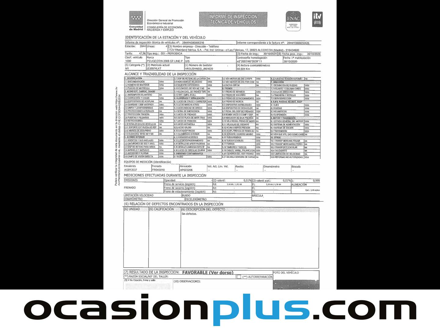 Foto del mantenimiento del Peugeot 2008 Peugeot 2008 PureTech 130 S&S GT Line EAT8 (130 CV)