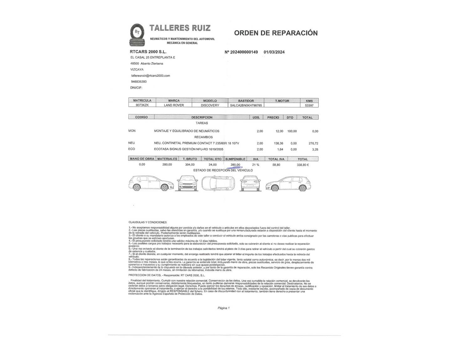 Foto Land Rover Discovery Sport Land Rover Discovery Sport Sport 2.0L TD4 SE 4x4 (150 CV) 7 Plazas