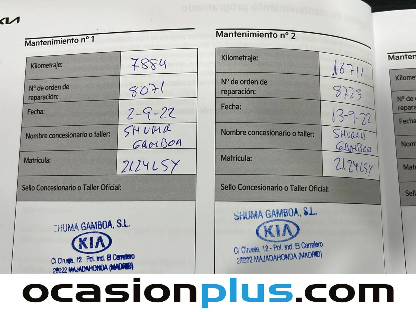 Foto del mantenimiento del KIA Stonic Kia Stonic 1.0 T-GDi MHEV Drive DCT (120 CV)