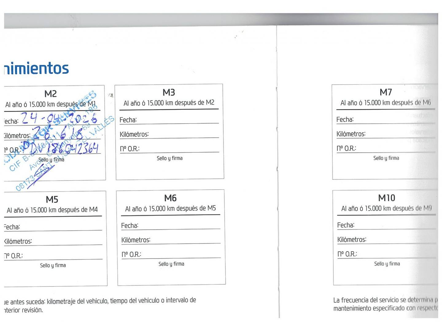 Foto del mantenimiento del Hyundai i30 Hyundai i30 1.0 TGDI N-Line 30 Aniversario (120 CV)