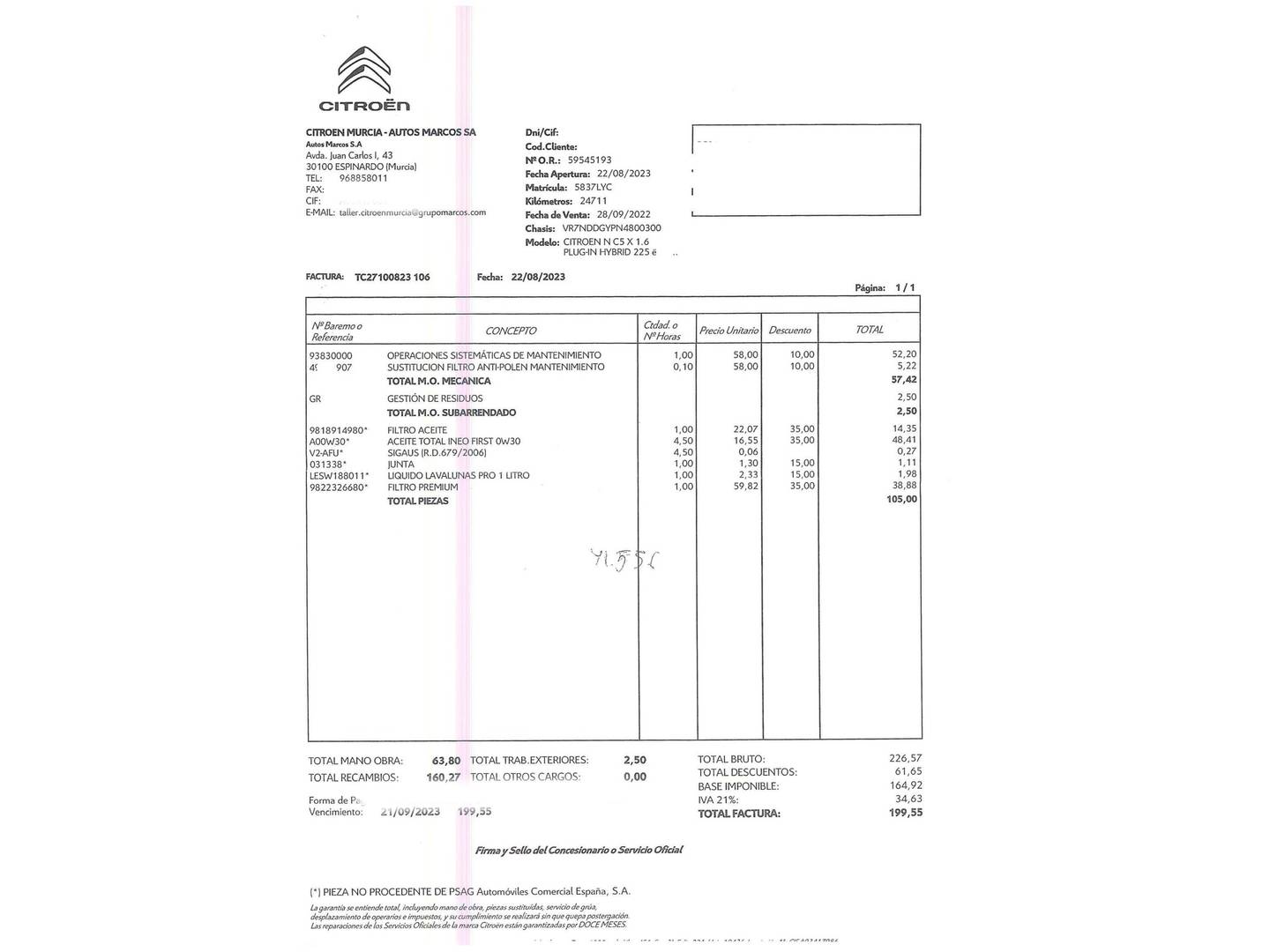 Foto Citroën C5 X Citroen C5 X Hybrid 225 Shine Pack e-EAT8  (225 CV)