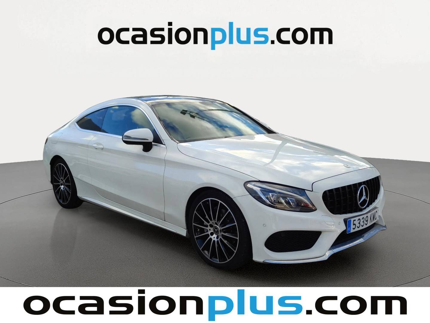 Foto delantera Mercedes Clase C Mercedes Clase C Coupe 220 d (170 CV) Pack AMG derecha