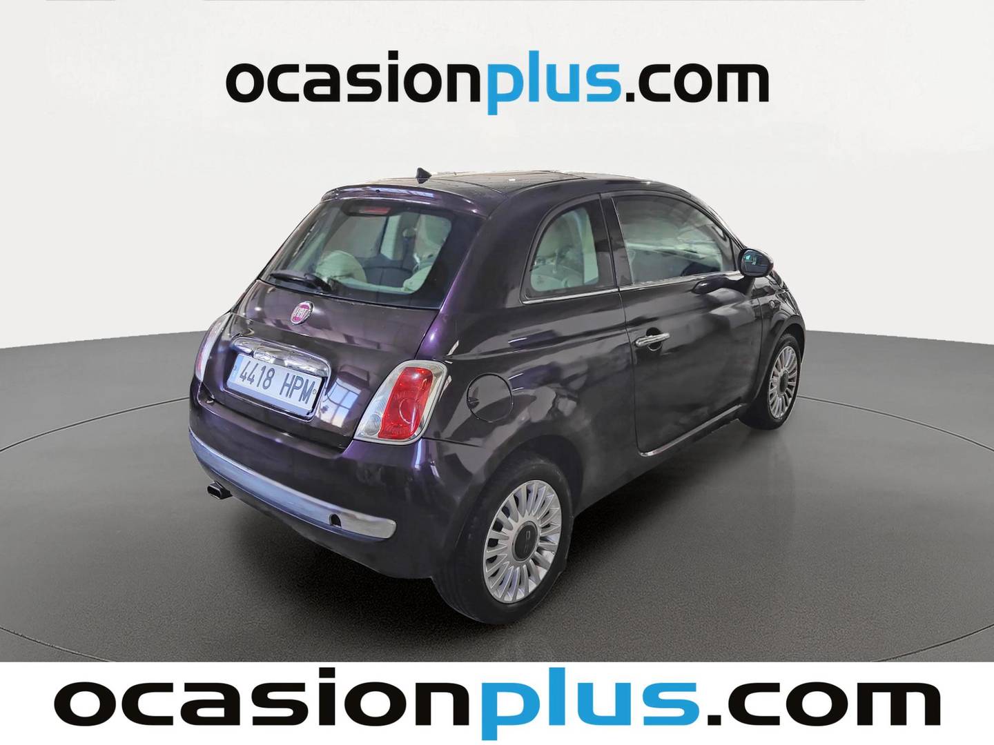 Foto trasera Fiat 500 Fiat 500 0.9 Turbo TwinAir Lounge (85 CV) derecha