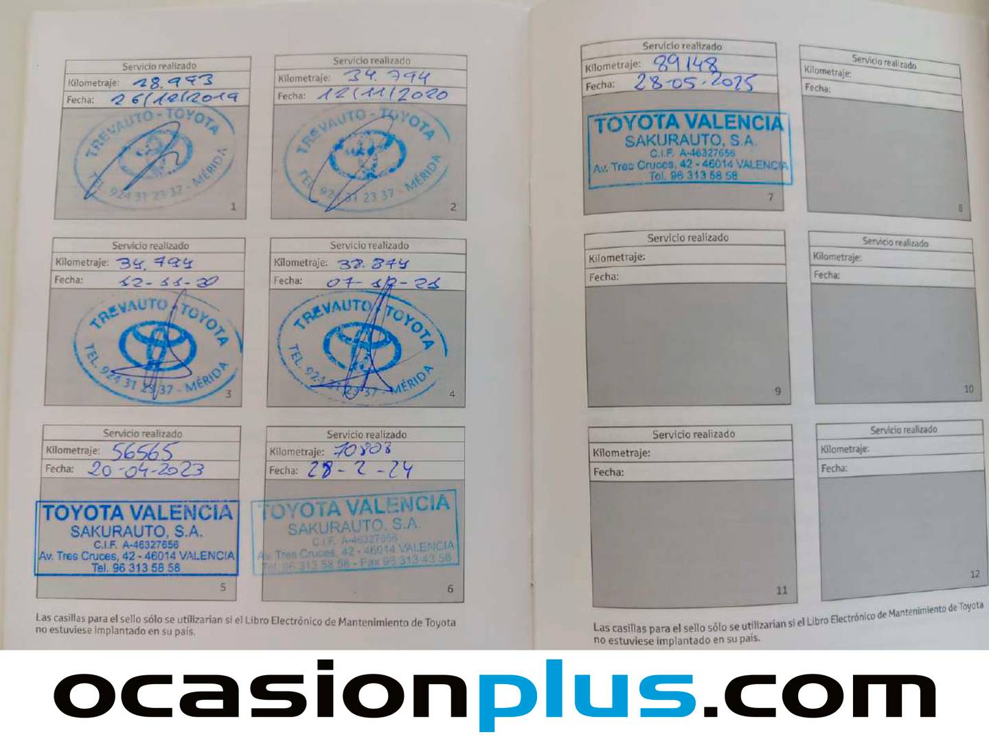 Foto del mantenimiento del Toyota Yaris Toyota Yaris 1.5 Hybrid Active (100 CV)