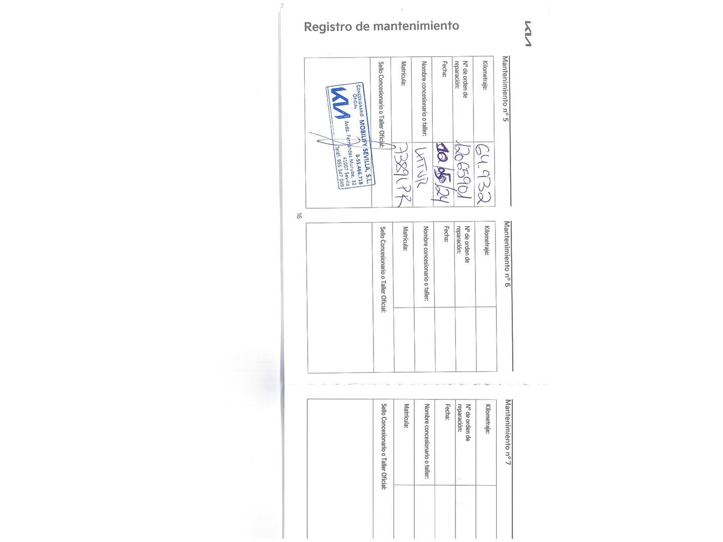 Foto del mantenimiento del KIA Stonic KIA Stonic 1.0 T-GDi MHEV Drive iMT (100 CV)