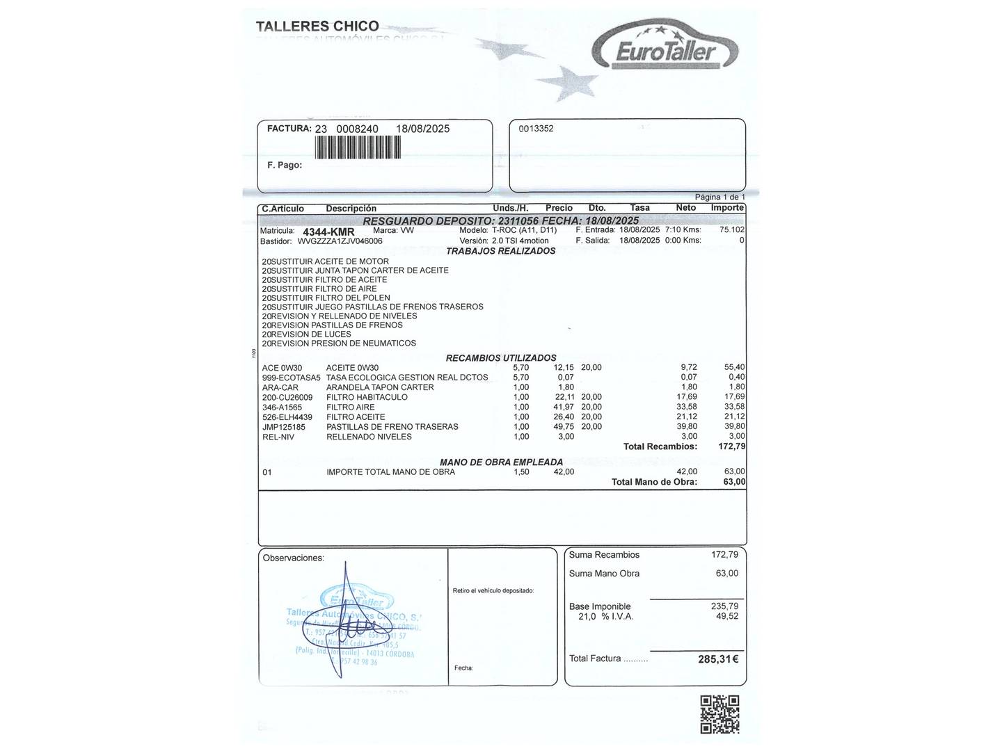 Volkswagen T-Roc Volkswagen T-Roc Sport 2.0 TSI 4Motion (190 CV) DSG gasolina