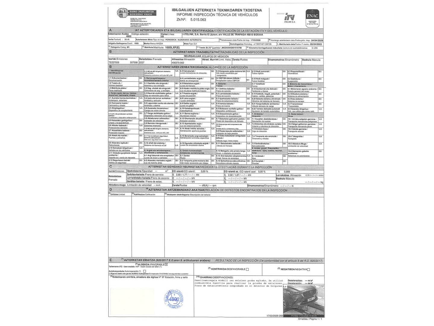 Mazda CX-3 Mazda CX-3 2.0 G Zenith 2WD (121 CV) de segunda mano