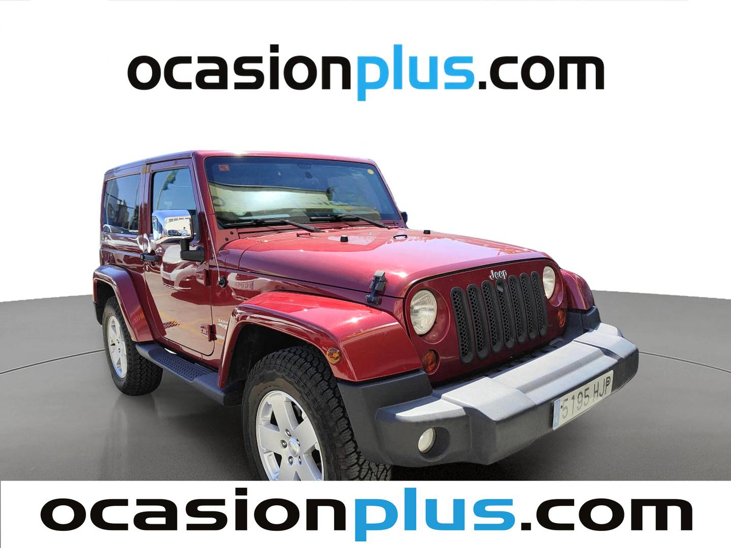 Foto delantera Jeep Wrangler Jeep Wrangler 2.8 CRD Sahara (200 CV) derecha