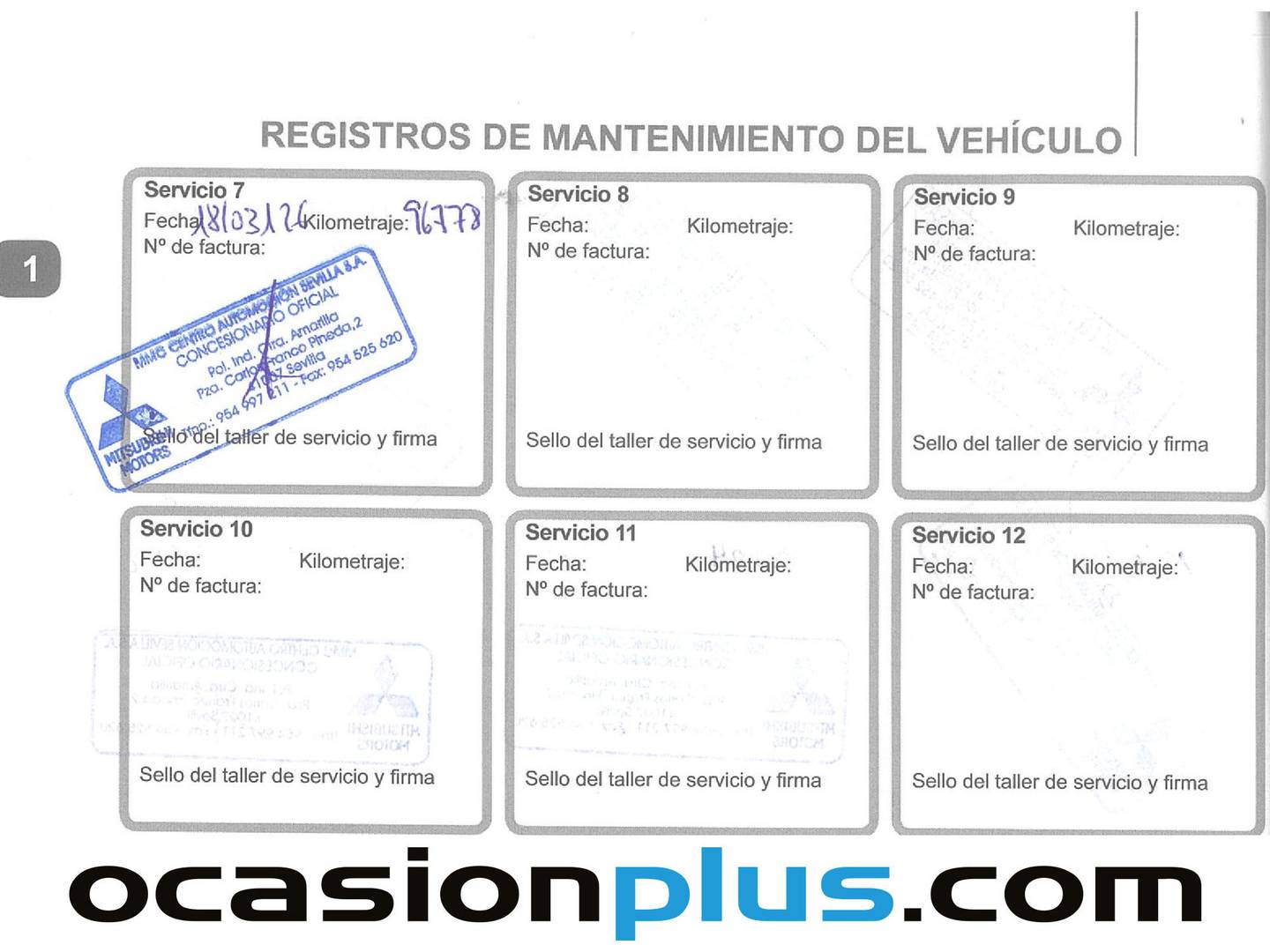 Foto del mantenimiento del Mitsubishi ASX Mitsubishi ASX 160 MPI Motion (117 CV)