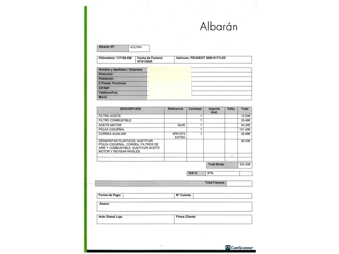 Vista trasera derecha