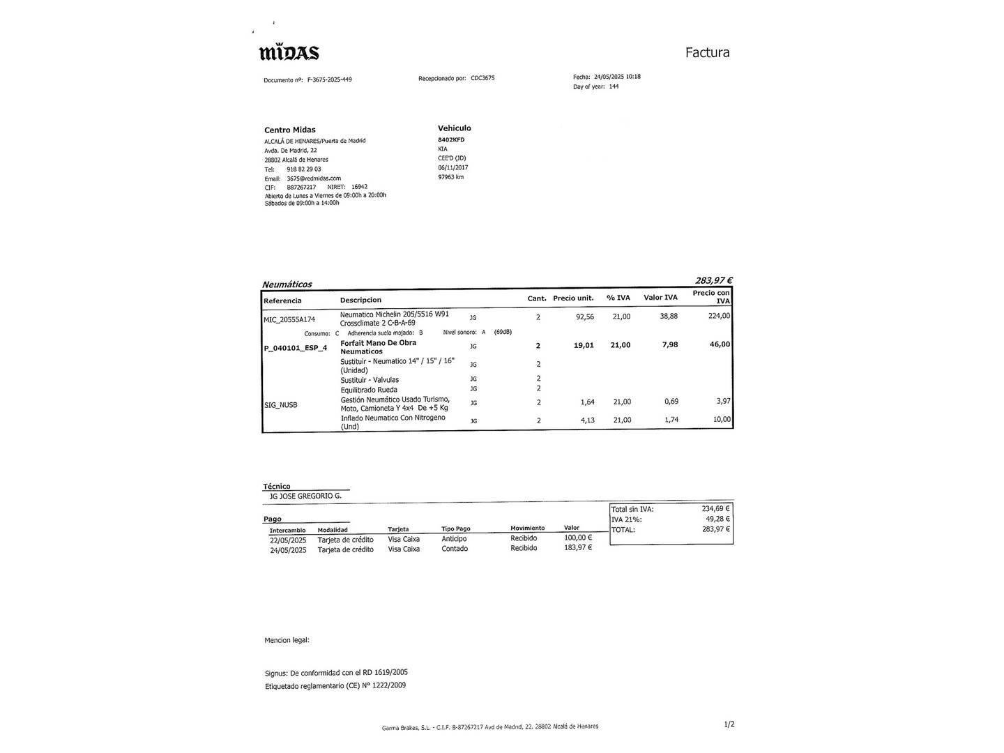 Foto KIA Ceed Kia Ceed 1.4 CRDi WGT x-Tech17 (90 CV)