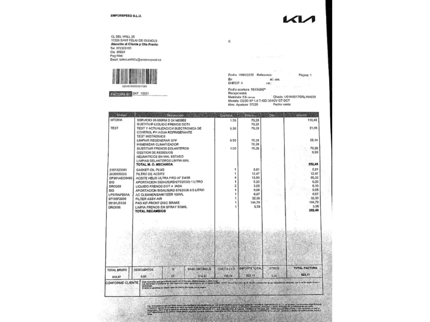 Foto KIA Ceed Kia Ceed 1.6 T-GDi GT DCT (204 CV)