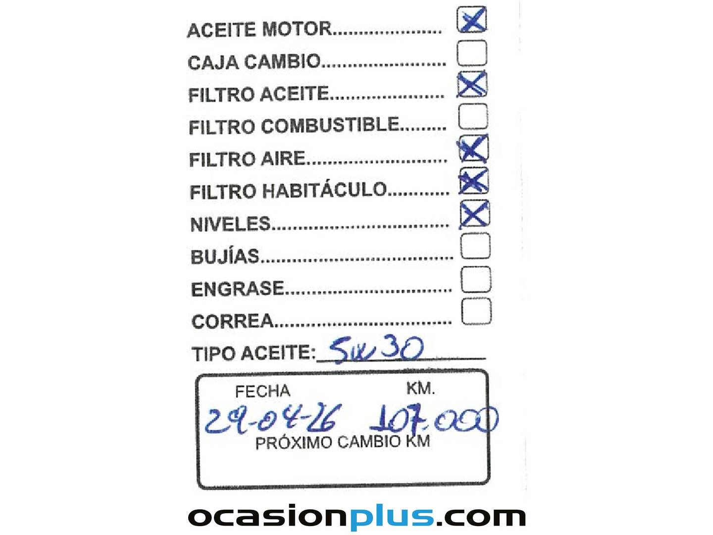 Foto del mantenimiento del Nissan Micra Nissan Micra 1.0 G Acenta (71 CV)