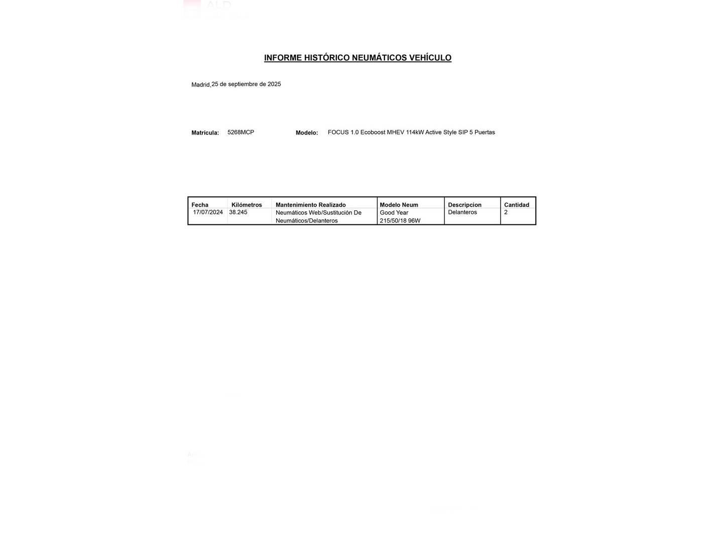 Foto Ford Focus Ford Focus 1.0 Ecoboost MHEV Active (155 CV)