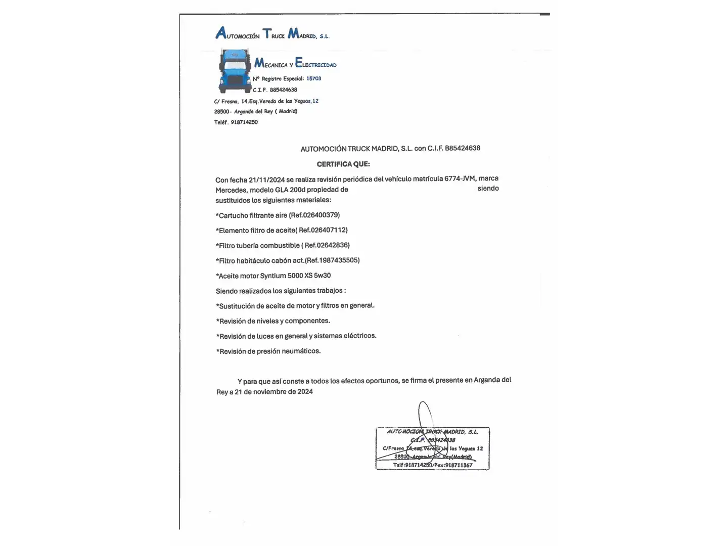 Foto Mercedes GLA Mercedes-Benz GLA GLA 200 d AMG Line (136 CV)